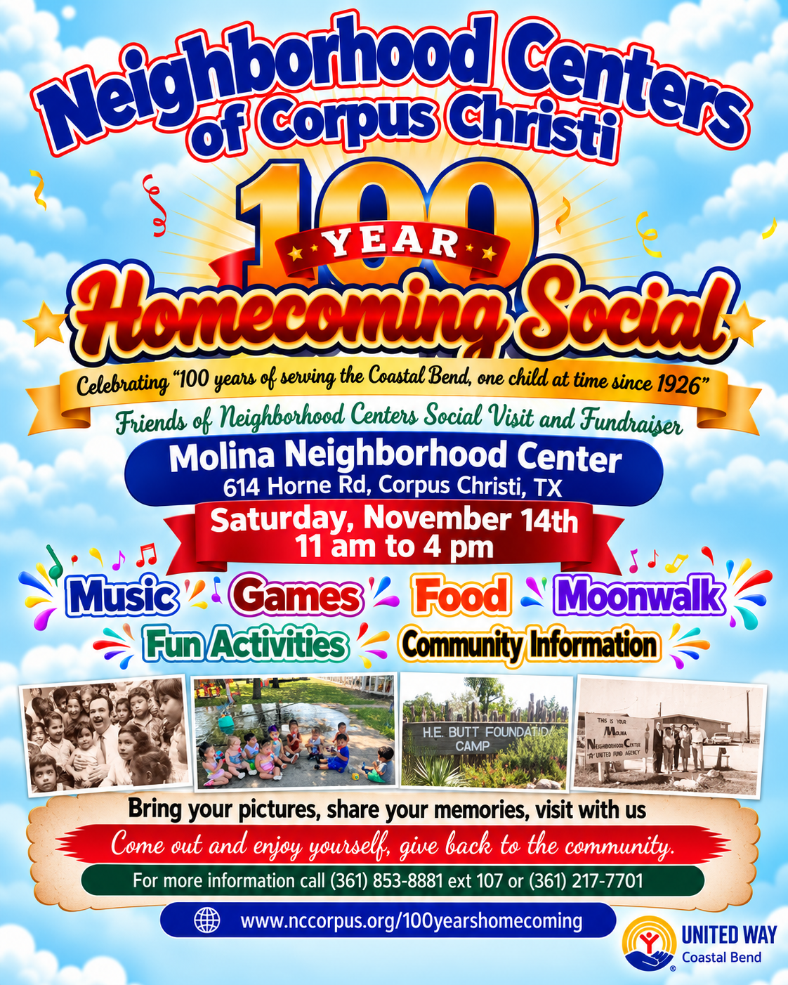 Neighborhood Centers of Corpus Christi 100-Year Homecoming Social